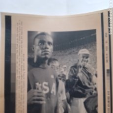 Collezionismo sportivo: TELETIPO -MIKE POWELL—CARL LEWIS LONG JUMP TOKYO CHAMPIONSHIPS 1991 -SATELITE ATLANTICO EFE. Lote 334510003