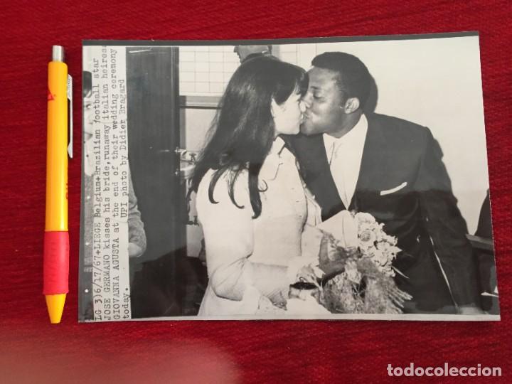 Collectionnisme sportif: R18042 FOTO FOTOGRAFIA ORIGINAL BODA GIOVANNA AGUSTA JOSE GERMANO BRASIL (17-6-1967)