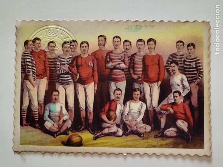 Coleccionismo deportivo: #34 FOTO TIPO POSTAL EN PAPEL FOTOGR&Aacute;FICO EQUIPO FUTBOL CLAPHAM ROVERS TAMA&Ntilde;O 13X8 CM TROQUELADA