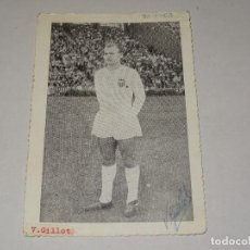 Coleccionismo deportivo: VALENCIA FC - V GUILLOT AÑO 1963 - FOTOGRAFÍA AUTOGRAFIA ORIGINAL, 7X10CM