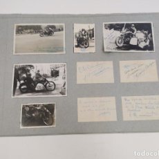 Coleccionismo deportivo: SERIE DE FOTOS ORIGINALES RALLYES. PEÑA RHIN.CON FIRMAS ORIGINALES.1921-1949.FOTOS C.PEREZ ROZAS