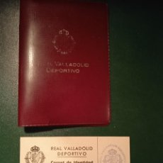 Collectionnisme sportif: CARNET DE SOCIO REAL VALLADOLID 1969. Lote 354176573