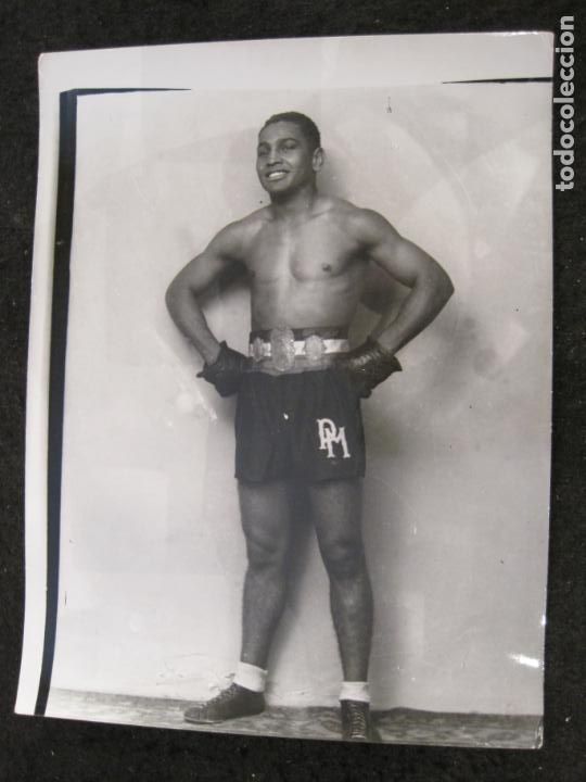 Coleccionismo deportivo: BOXEO-MONTA&Ntilde;ES-FOTOGRAFIA-VER FOTOS-(K-7119)