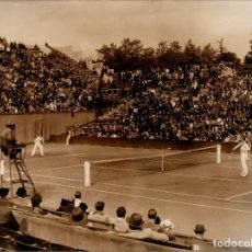 Coleccionismo deportivo: TENIS - ROLAND GARROS 1936 - VON CRAMM VS. BERNARD - PHOTO KEYSTONE - 240X180MM. Lote 357128820