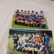 Coleccionismo deportivo: F.C. BARCELONA. LOTE 2 FOTOS CAMPEÓN RECOPA 1988-1989 EN BERNA CONTRA LA SAMPDORIA. Lote 360048045