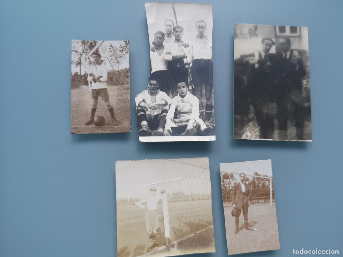 Coleccionismo deportivo: LOTE 5 PEQUE&Ntilde;AS FOTOS PORTERO STADIUM AVILESINO IGNACIO GONZALEZ ALLENDE IGA GIJON AVILES OVIEDO