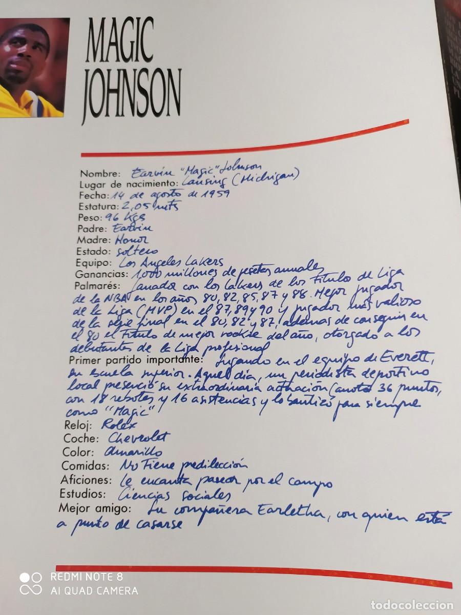 Coleccionismo deportivo: MAGIC JOHNSON POSTER - Foto 4