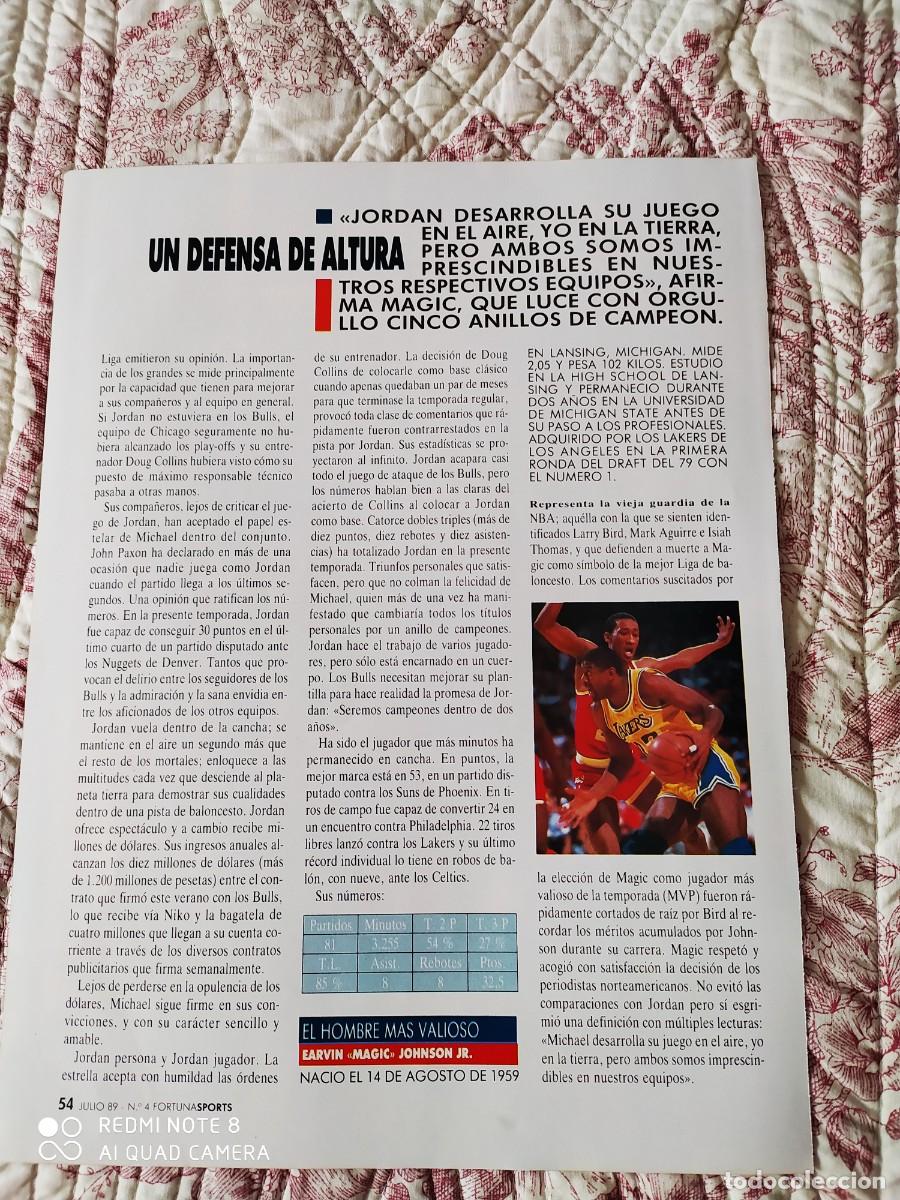 Coleccionismo deportivo: MICHAEL JORDAN FOTOGRAFIA - Foto 3