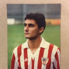 Coleccionismo deportivo: ERNESTO TXINGURRI VALVERDE (ATHLETIC CLUB DE BILBAO). FOTOGRAFÍA ORIGINAL TEMPORADA 1992/93