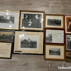 Coleccionismo deportivo: AÑOS 50 - FOTOGRAFÍAS CARRERAS CABALLOS. Lote 385564484