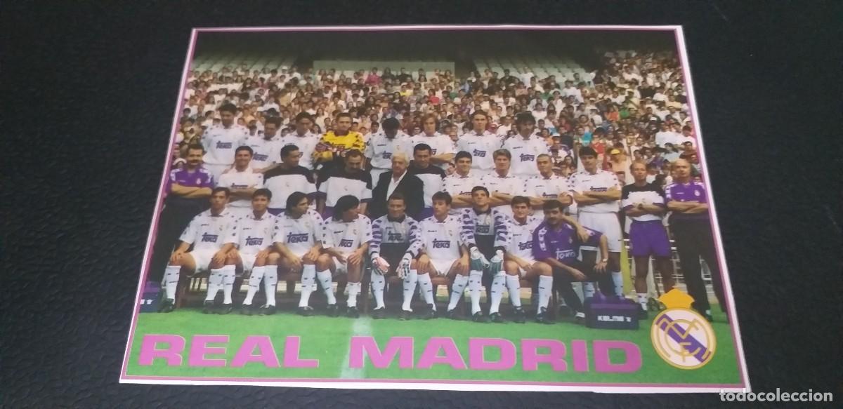 Collectionnisme sportif: POSTAL R.MADRID 95/96