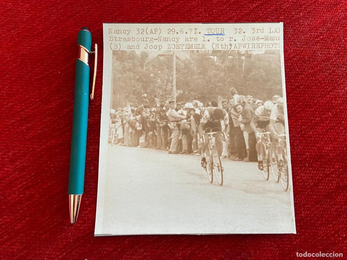 Coleccionismo deportivo: F24722 FOTO FOTOGRAFIA ORIGINAL CICLISMO JOOP ZOETEMELK TOUR 1971