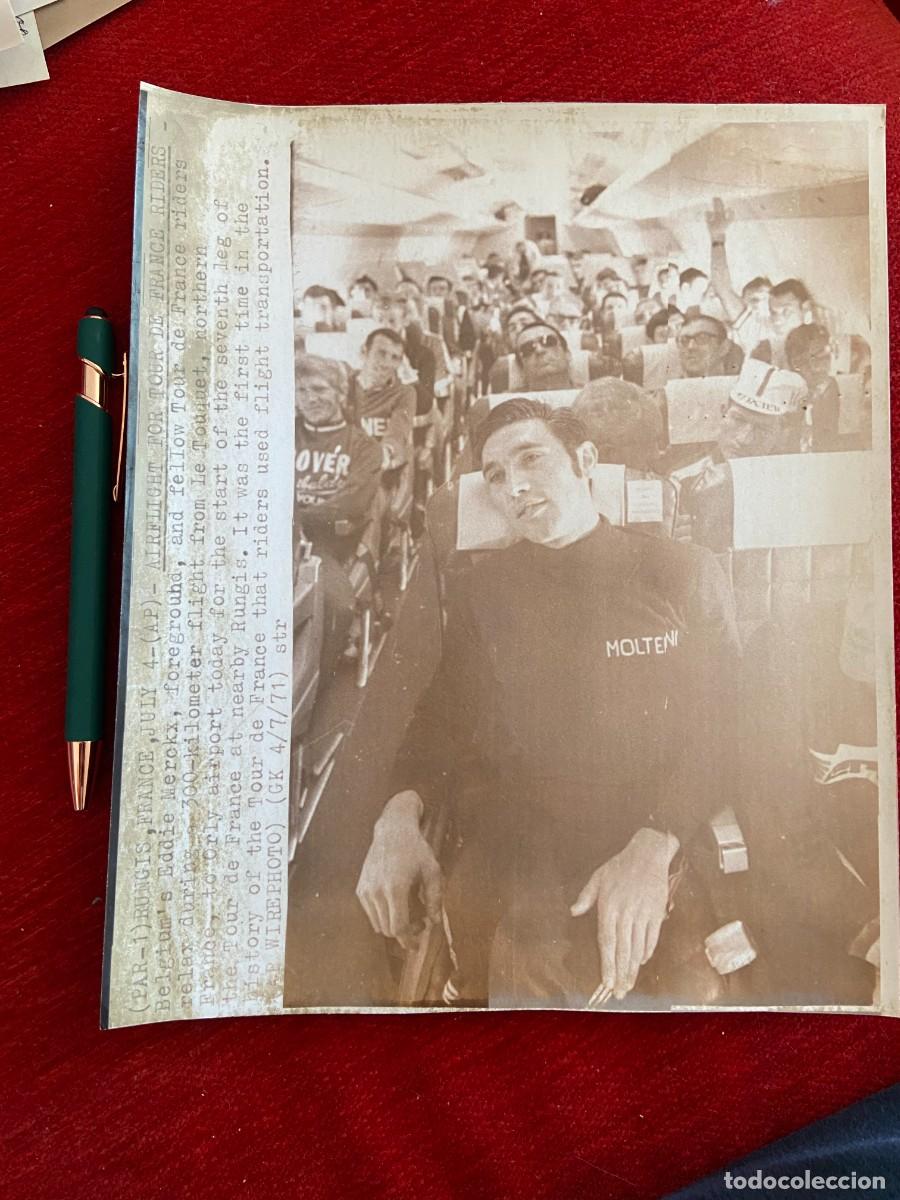 Coleccionismo deportivo: F24730 FOTO FOTOGRAFIA ORIGINAL CICLISMO TOUR FRANCIA 1971 EDDY MERCKX