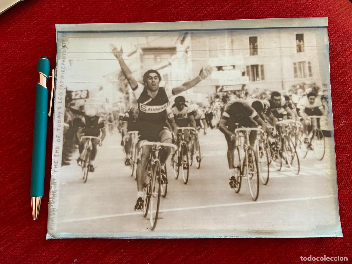 Coleccionismo deportivo: F24736 FOTO FOTOGRAFIA ORIGINAL CICLISMO GIRO ITALIA CAMPEON ETAPA MARINO BASSO