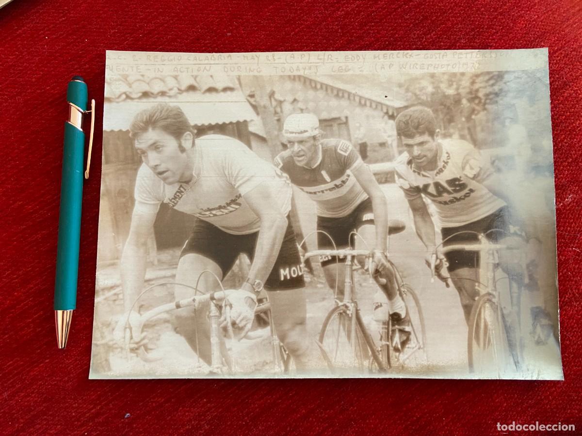 Coleccionismo deportivo: F24738 FOTO FOTOGRAFIA ORIGINAL CICLISMO GIRO ITALIA GOSTA PETTERSSON EDDY MERCKX