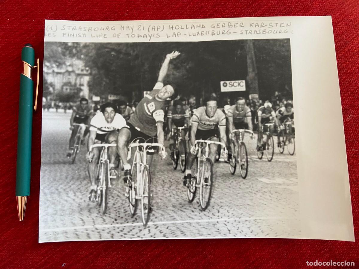 Coleccionismo deportivo: F24746 FOTO FOTOGRAFIA ORIGINAL CICLISMO GIRO 1973 GERBER KARSTEN CAMPEON