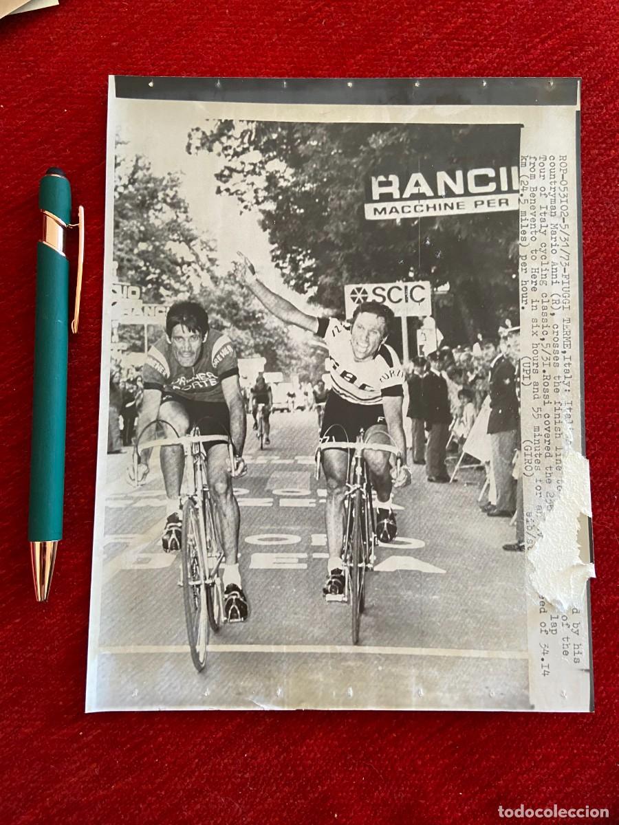 Coleccionismo deportivo: F24749 FOTO FOTOGRAFIA ORIGINAL CICLISMO GIRO 1973 MARIO ANNI