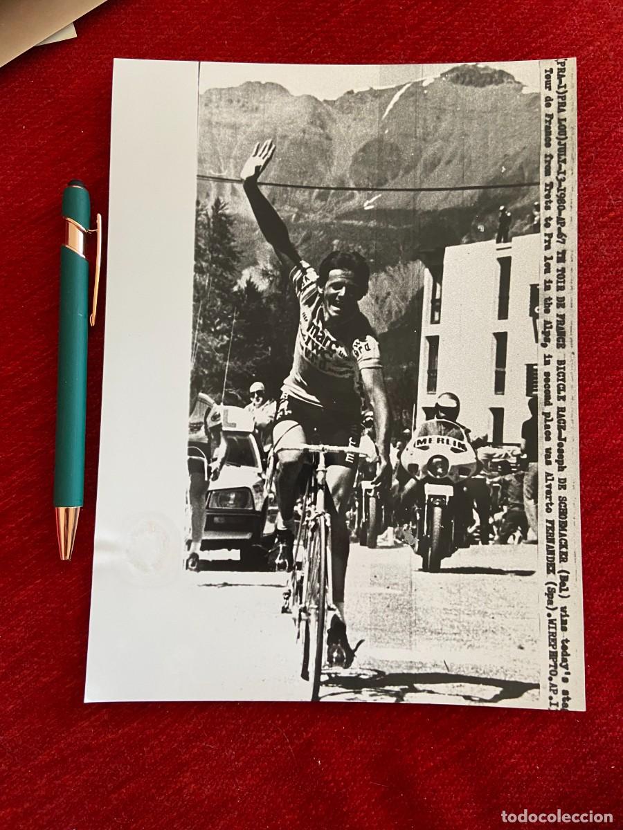 Coleccionismo deportivo: F24755 FOTO FOTOGRAFIA ORIGINAL CICLISMO TOUR FRANCIA 1980 CAMPEON JOS DESCHOENMAECKER