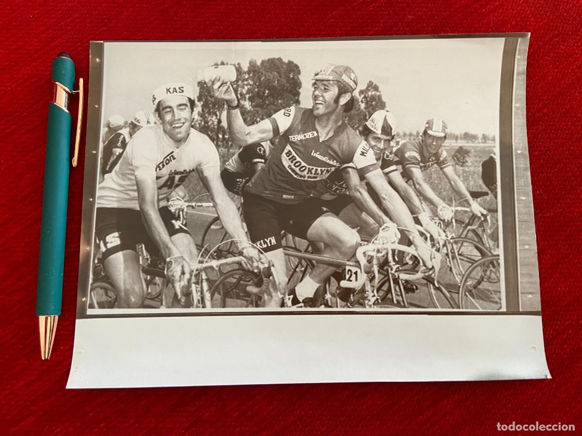 Coleccionismo deportivo: F24929 FOTO FOTOGRAFIA ORIGINAL CICLISMO GIRO ITALIA 1975 ROGER DE VLAEMINCK FRANCISCO GALDOS