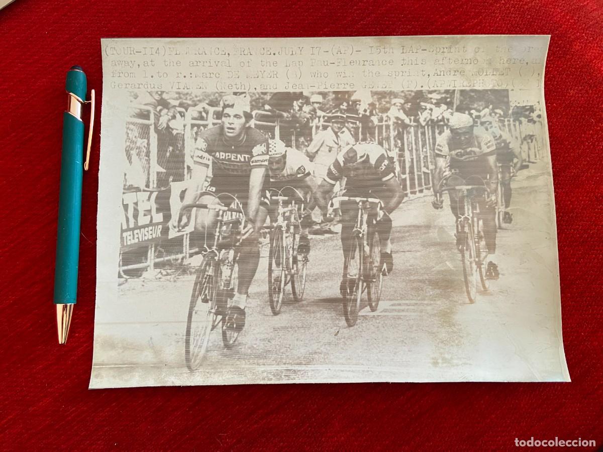 Coleccionismo deportivo: F24946 FOTO FOTOGRAFIA ORIGINAL CICLISMO TOUR FRANCIA 1973 MARC DEMEYER