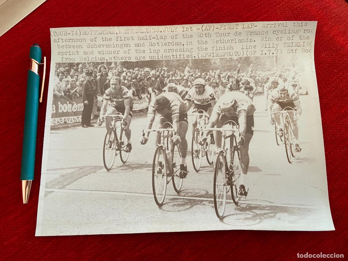Coleccionismo deportivo: F24955 FOTO FOTOGRAFIA ORIGINAL CICLISMO TOUR FRANCIA 1973 WILLY TEIRLINK