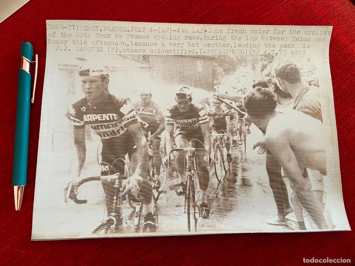 Coleccionismo deportivo: F24956 FOTO FOTOGRAFIA ORIGINAL CICLISMO TOUR FRANCIA 1973 J.J. SANQUER