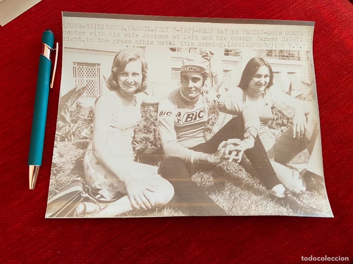 Coleccionismo deportivo: F24958 FOTO FOTOGRAFIA ORIGINAL CICLISMO TOUR FRANCIA 1973 FAMILIA LUIS OCA&Ntilde;A