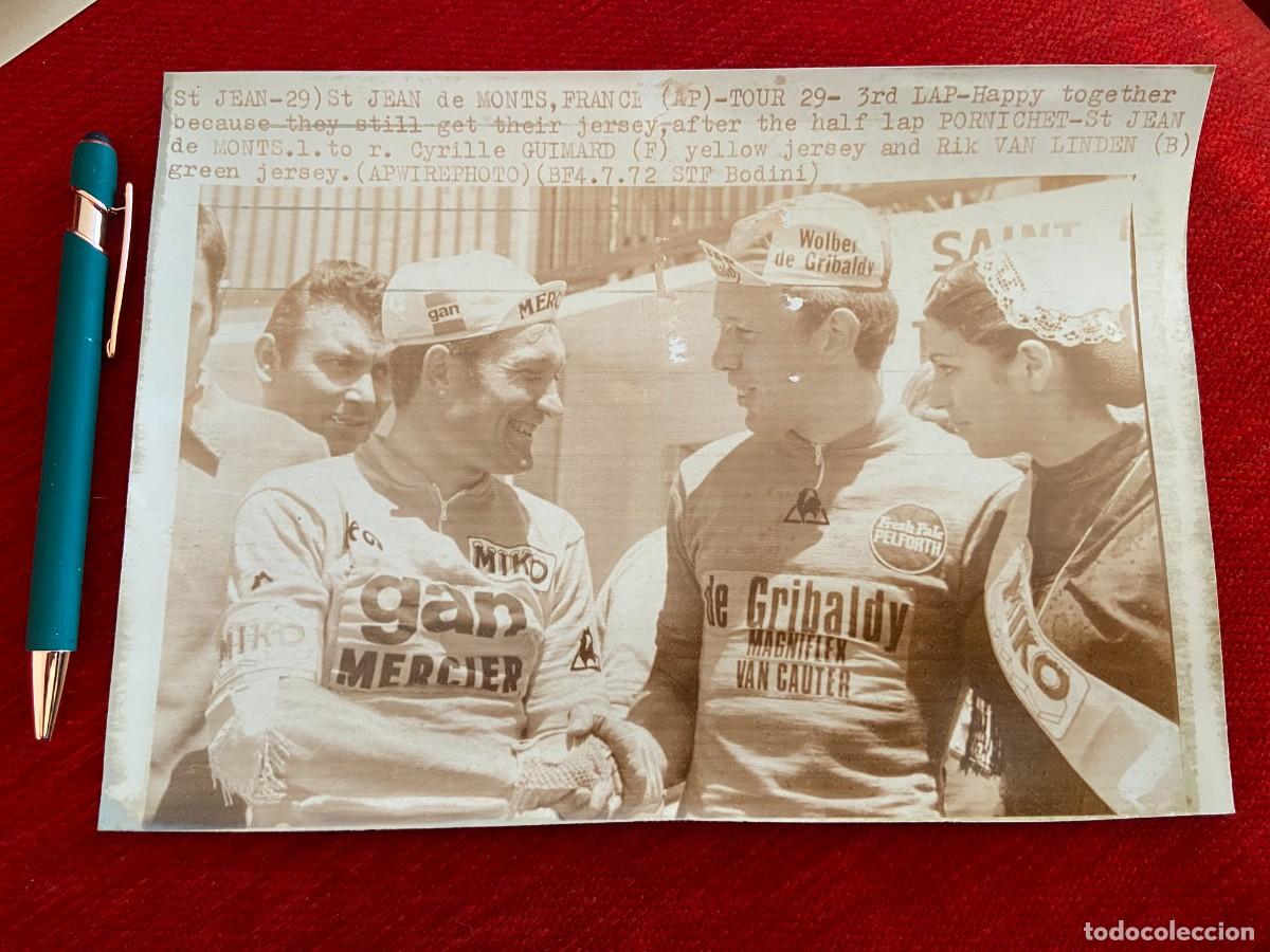 Coleccionismo deportivo: F24964 FOTO FOTOGRAFIA ORIGINAL CICLISMO TOUR FRANCIA 1973 RIK VAN LINDEN CYRILLE GUIMARD