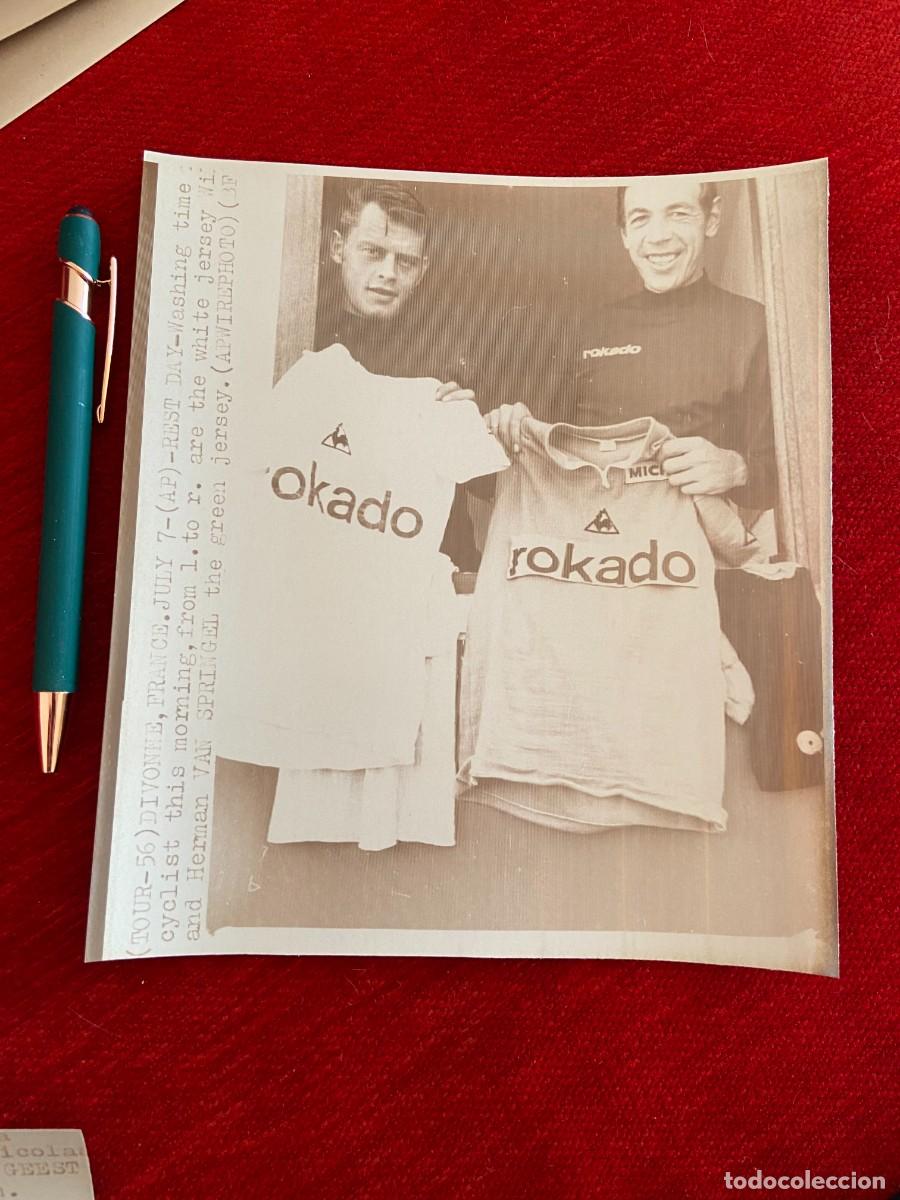 Coleccionismo deportivo: F24965 FOTO FOTOGRAFIA ORIGINAL CICLISMO TOUR FRANCIA 1973 HERMAN VANSPRINGEL