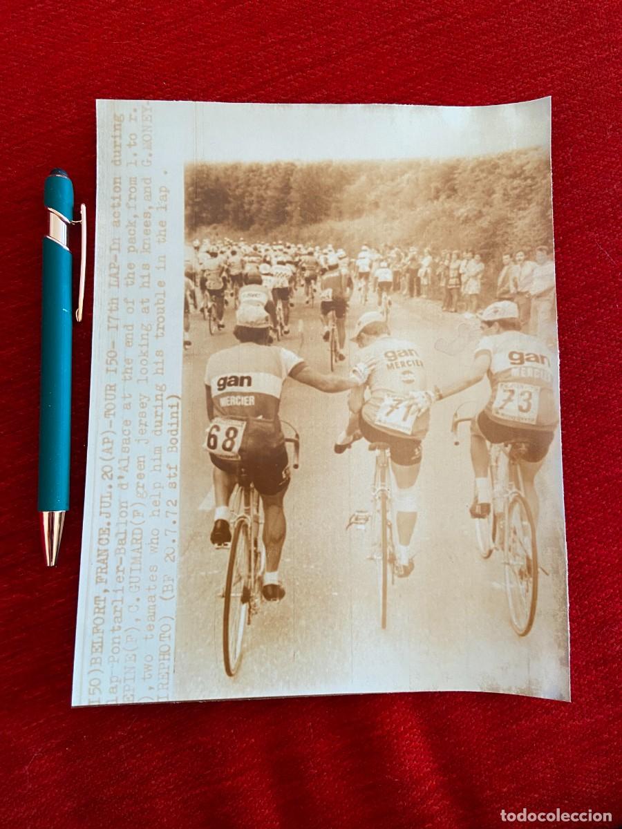 Coleccionismo deportivo: F24976 FOTO FOTOGRAFIA ORIGINAL CICLISMO TOUR FRANCIA 1972 CYRILLE GUIMARD MONEY