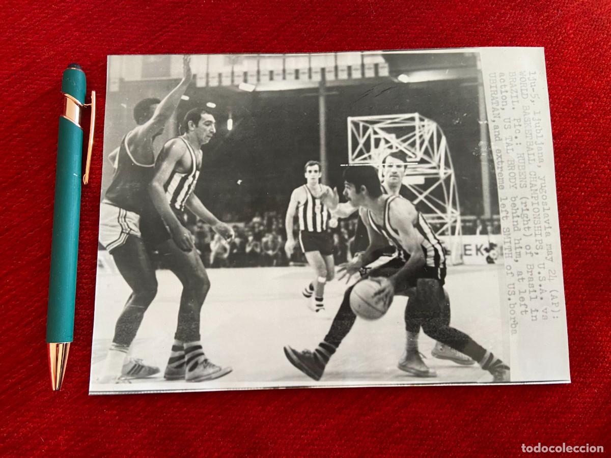 Coleccionismo deportivo: F25135 FOTO FOTOGRAFIA ORIGINAL BALONCESTO BRASIL ESTADOS UNIDOS USA (24-5-1970) AFICIONADOS