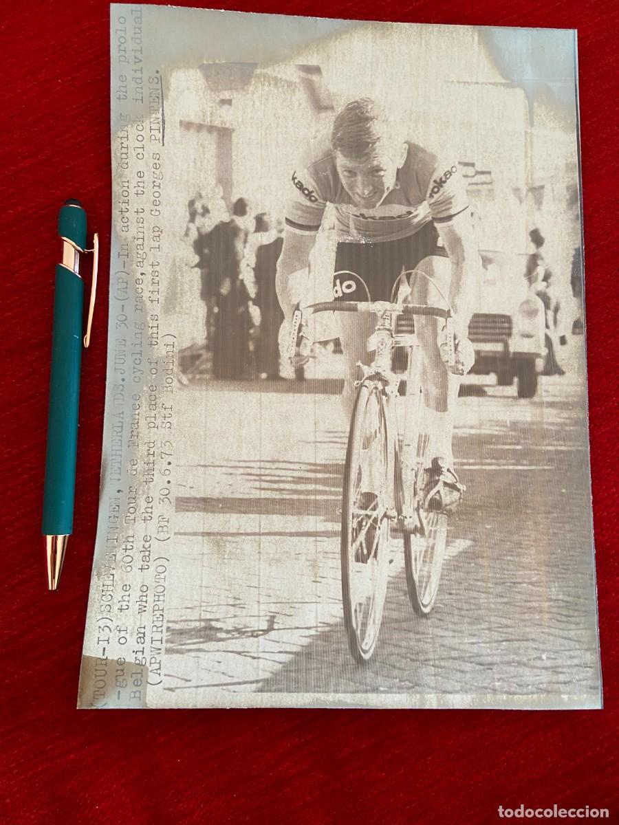 Coleccionismo deportivo: F25191 FOTO FOTOGRAFIA ORIGINAL CICLISMO GEORGES PINTENS (30-6-1973)