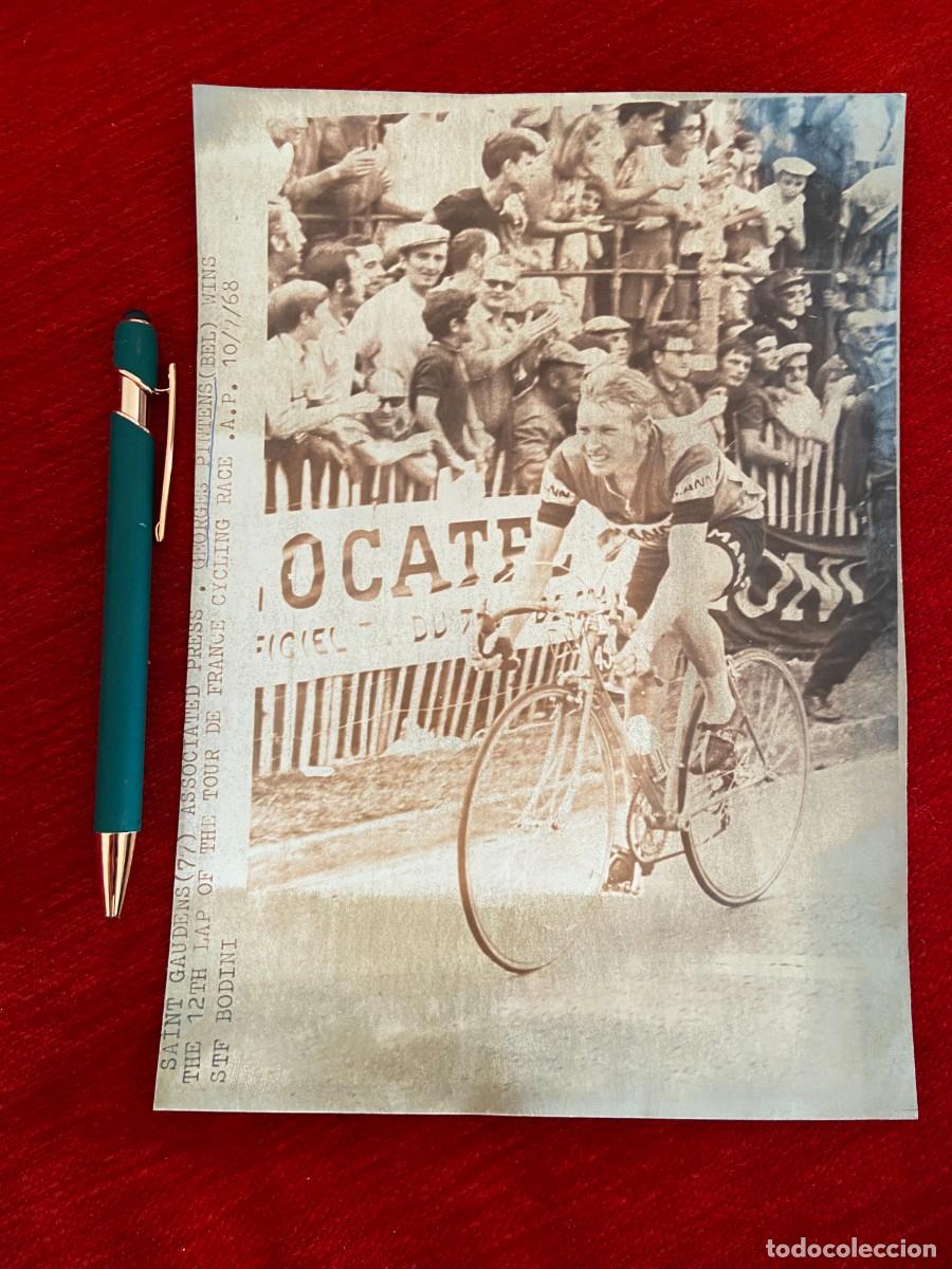 Coleccionismo deportivo: F25193 FOTO FOTOGRAFIA ORIGINAL CICLISMO (10-7-1968) GEORGES PINTENS