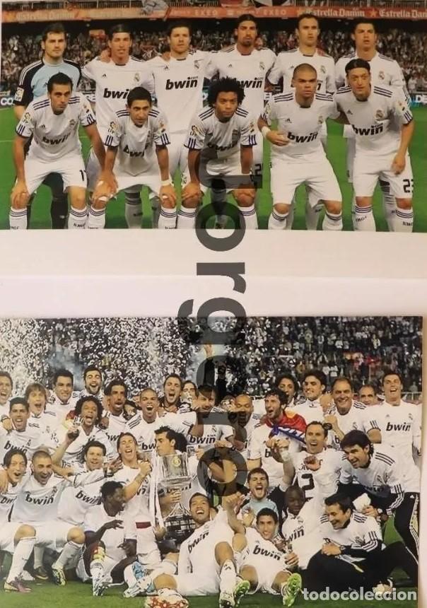 Coleccionismo deportivo: R. MADRID. LOTE 2 FOTOS CAMPEÓN COPA DEL REY 2010-2011 EN MESTALLA CONTRA EL BARCELONA