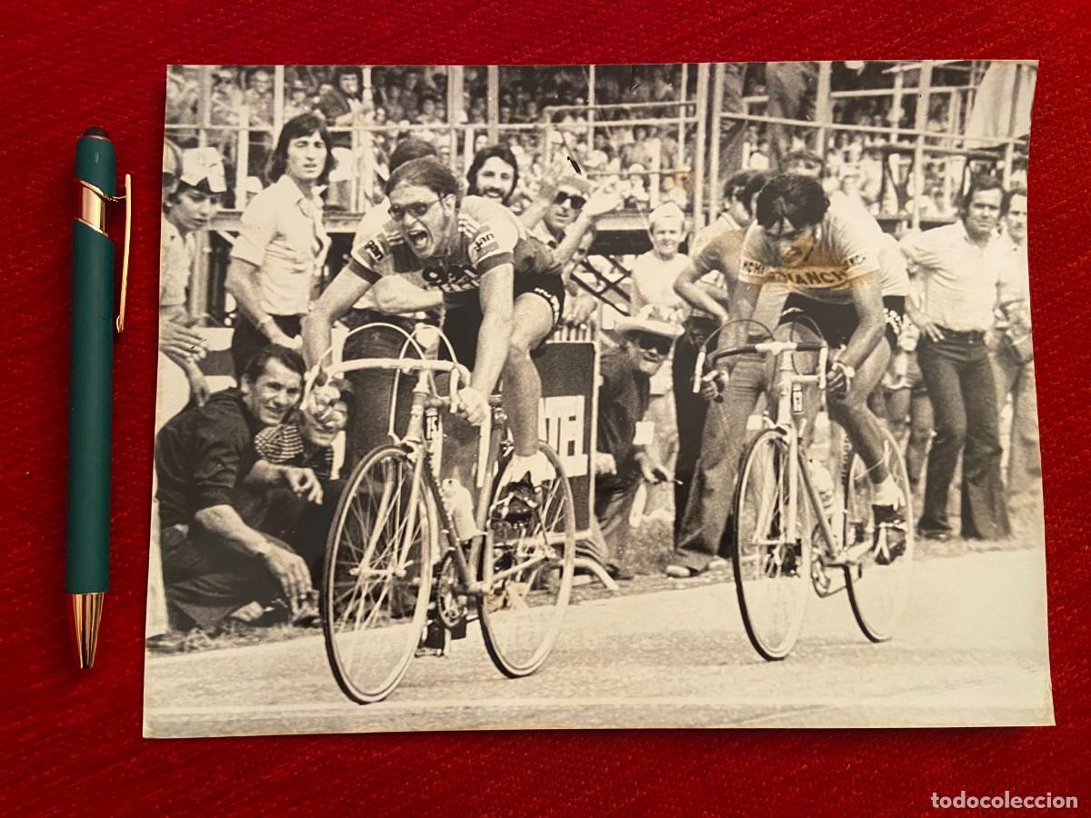 Coleccionismo deportivo: F25269 FOTO FOTOGRAFIA ORIGINAL CICLISMO TOUR FRANCIA 1971 GERRIE KNETEMANN CAMPEON