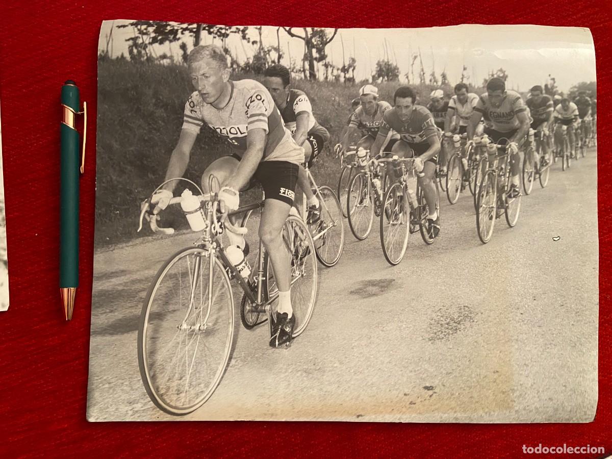 Coleccionismo deportivo: FF491 GRAN FOTO FOTOGRAFIA ORIGINAL CICLISMO GIRO ITALIA FRANCO CRIBIORI
