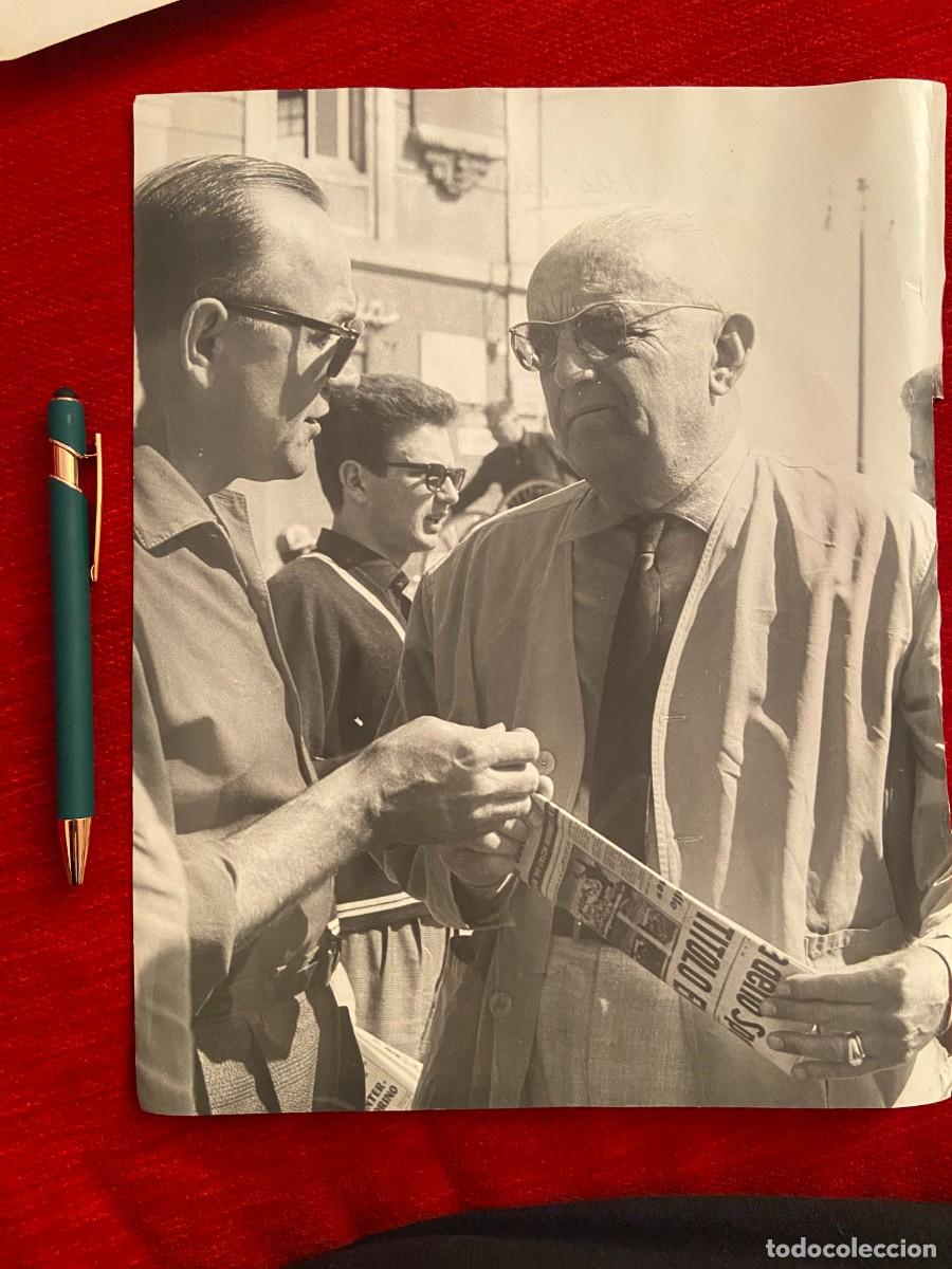 Coleccionismo deportivo: FF492 GRAN FOTO FOTOGRAFIA ORIGINAL CICLISMO DIRECTOR GIRO ITALIA COVOLO AMBROSINI