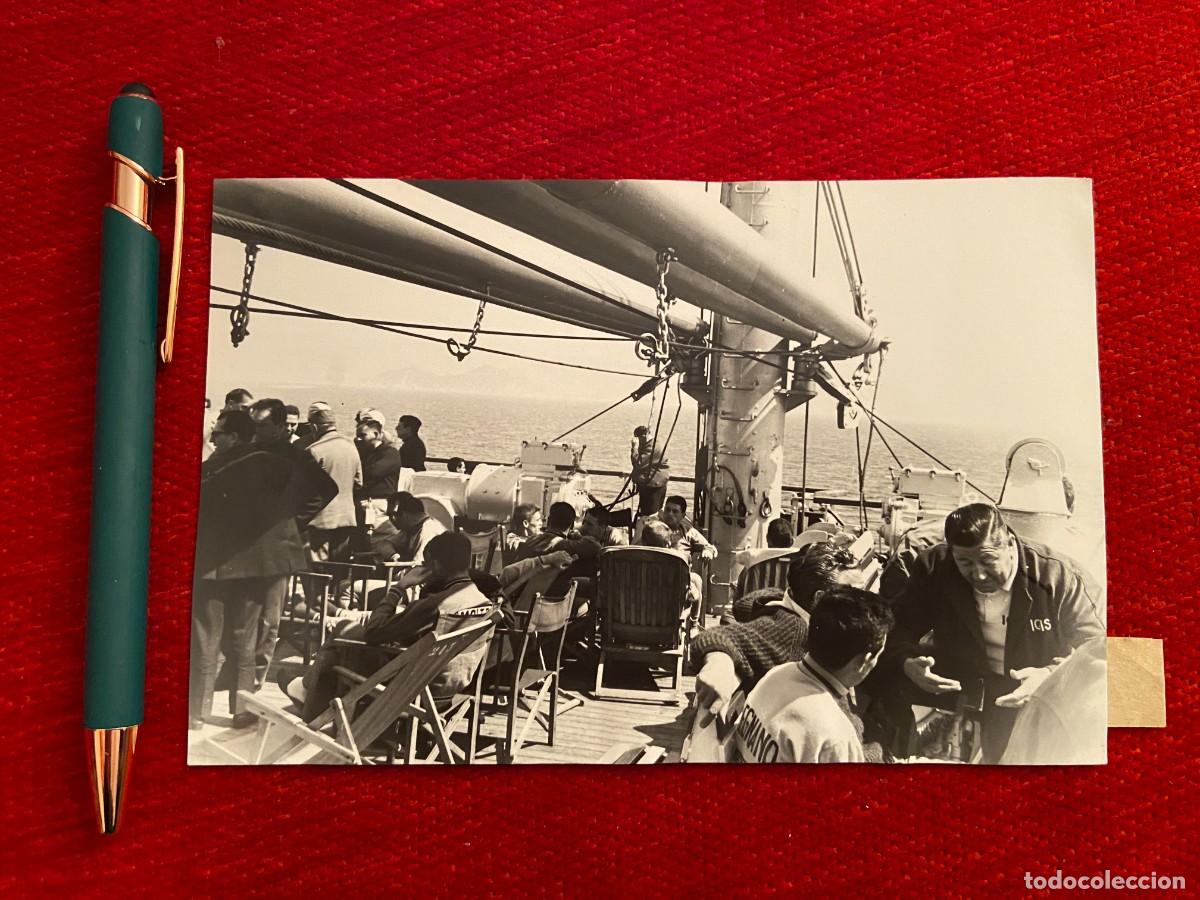 Coleccionismo deportivo: R21477 FOTO FOTOGRAFIA ORIGINAL CICLISMO GIRO ITALIA 1961 CABO SAN ROQUE