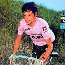 Coleccionismo deportivo: JOSÉ MANUEL FUENTE - MAGLIA ROSA GIRO DE ITALIA 1972 -. FOTO