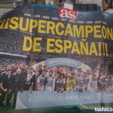 Coleccionismo deportivo: REAL MADRID GRAN PÓSTER AS 2017 CAMPEONES. Lote 396573959