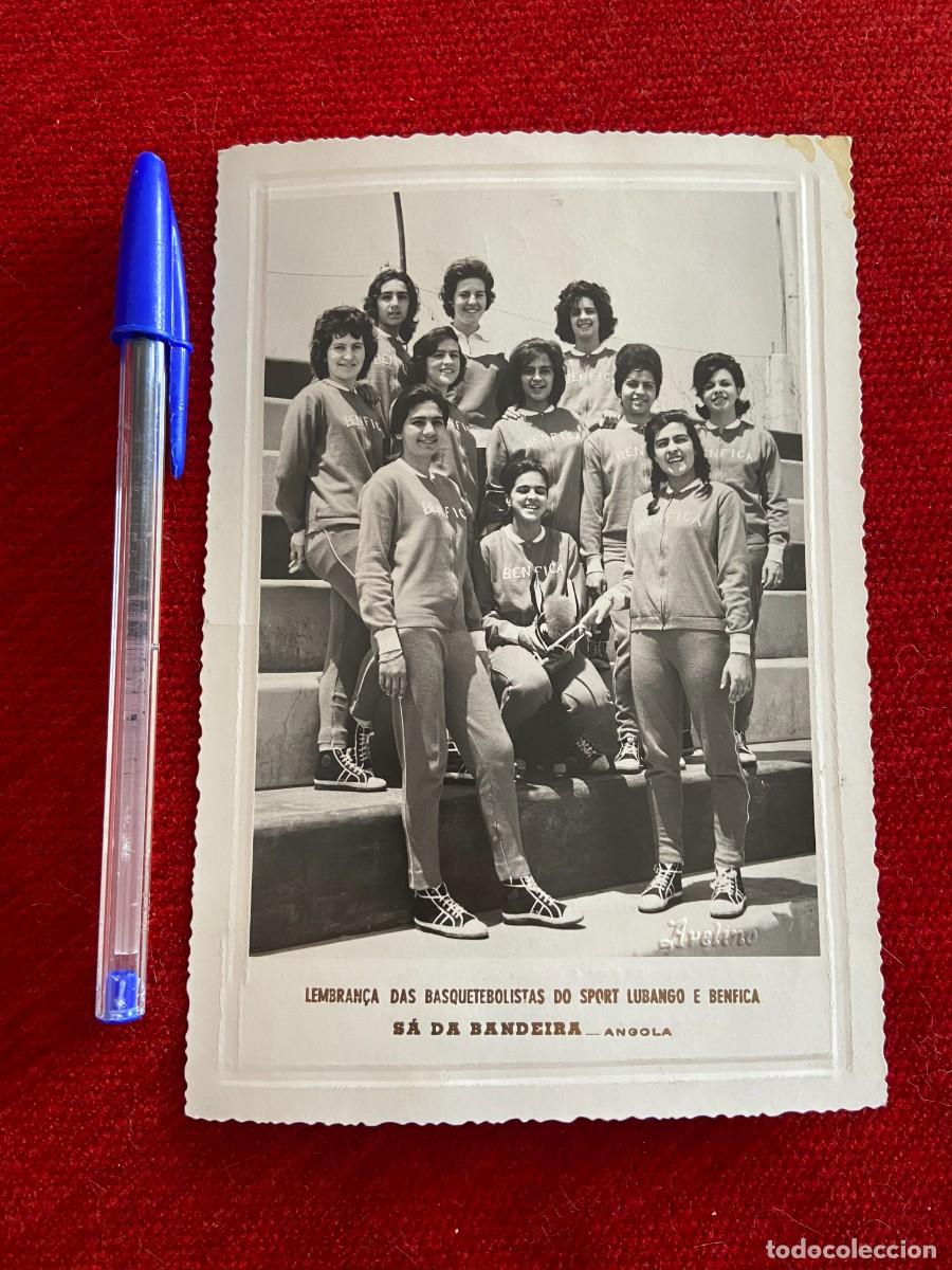 Sports collectibles: R21706 FOTO FOTOGRAFIA ORIGINAL BALONCESTO FEMENINO LUBANDO E BENFICA 1961 1962