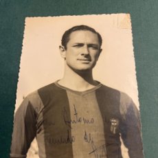Coleccionismo deportivo: FOTOGRAFÍA DE MARTÍN FÚTBOL CLUB BARCELONA 1940’S . AUTOGRAFO. ARTIFUTBOL. Lote 401129084