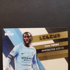 Coleccionismo deportivo: LEGEND YAYA TOURE MANCHESTER CITY FC TOPPS DECO UEFA CHAMPIONS LEAGUE 2022 2023 22 23. Lote 402157574