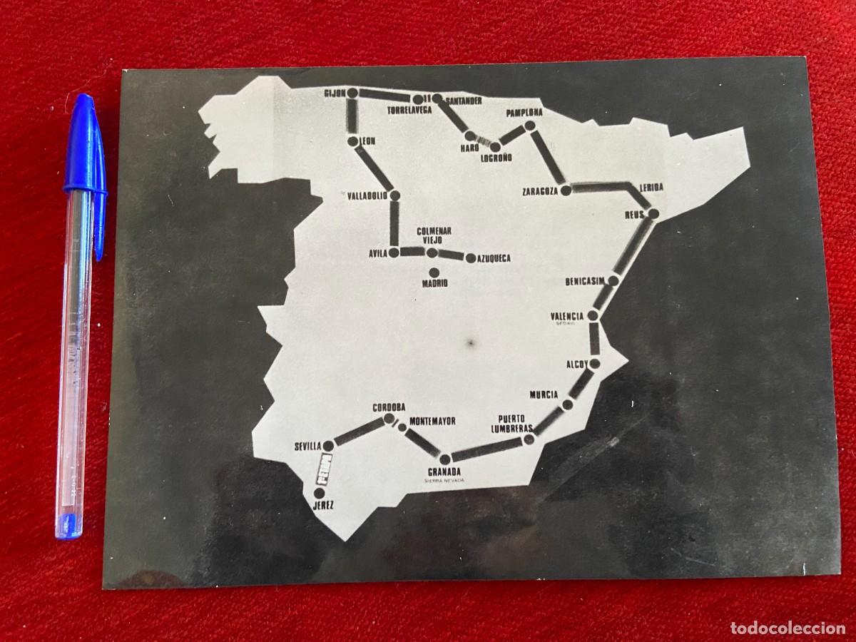 Coleccionismo deportivo: F26278 FOTO FOTOGRAFIA ORIGINAL CICLISMO VUELTA A ESPA&Ntilde;A 1979 MAPA GRAFICO ETAPAS