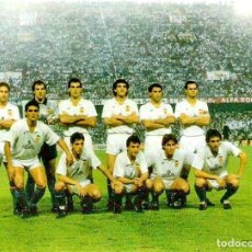 Coleccionismo deportivo: VALENCIA C.F. ALINEACIÓN PARTIDO COPA UEFA 1989-1990 EN MESTALLA CONTRA OPORTO. FOTO. Lote 403114549