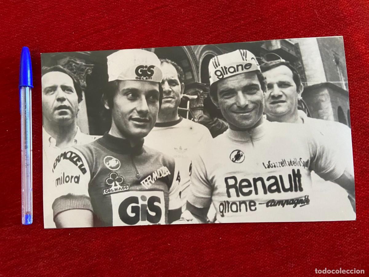 Coleccionismo deportivo: F26534 FOTO FOTOGRAFIA ORIGINAL CICLISMO BERNARD HINAULT (7-6-1980) GIRO DE ITALIA GIUSEPPE SARONNI
