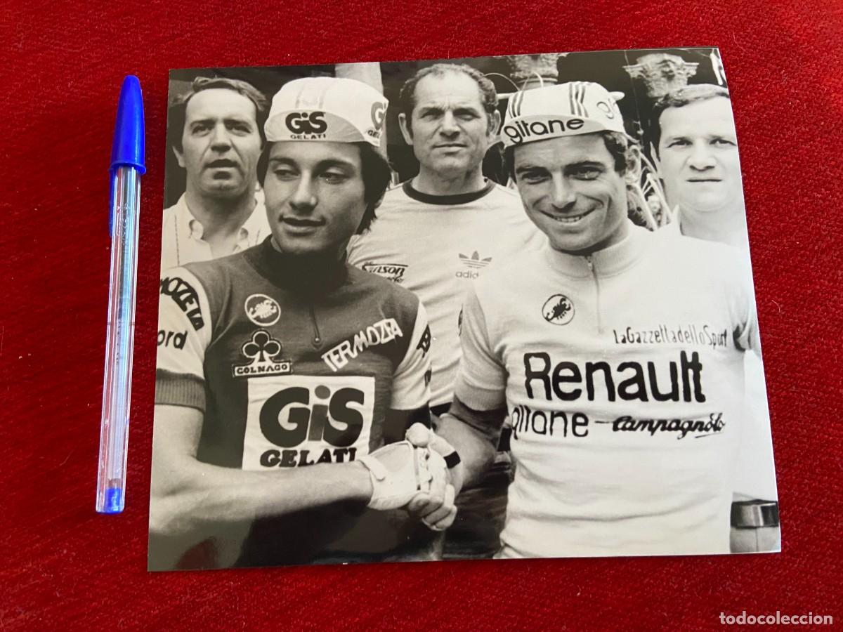 Coleccionismo deportivo: F26548 FOTO FOTOGRAFIA ORIGINAL CICLISMO BERNARD HINAULT DESCONOZCO QUIEN ES EL OTRO