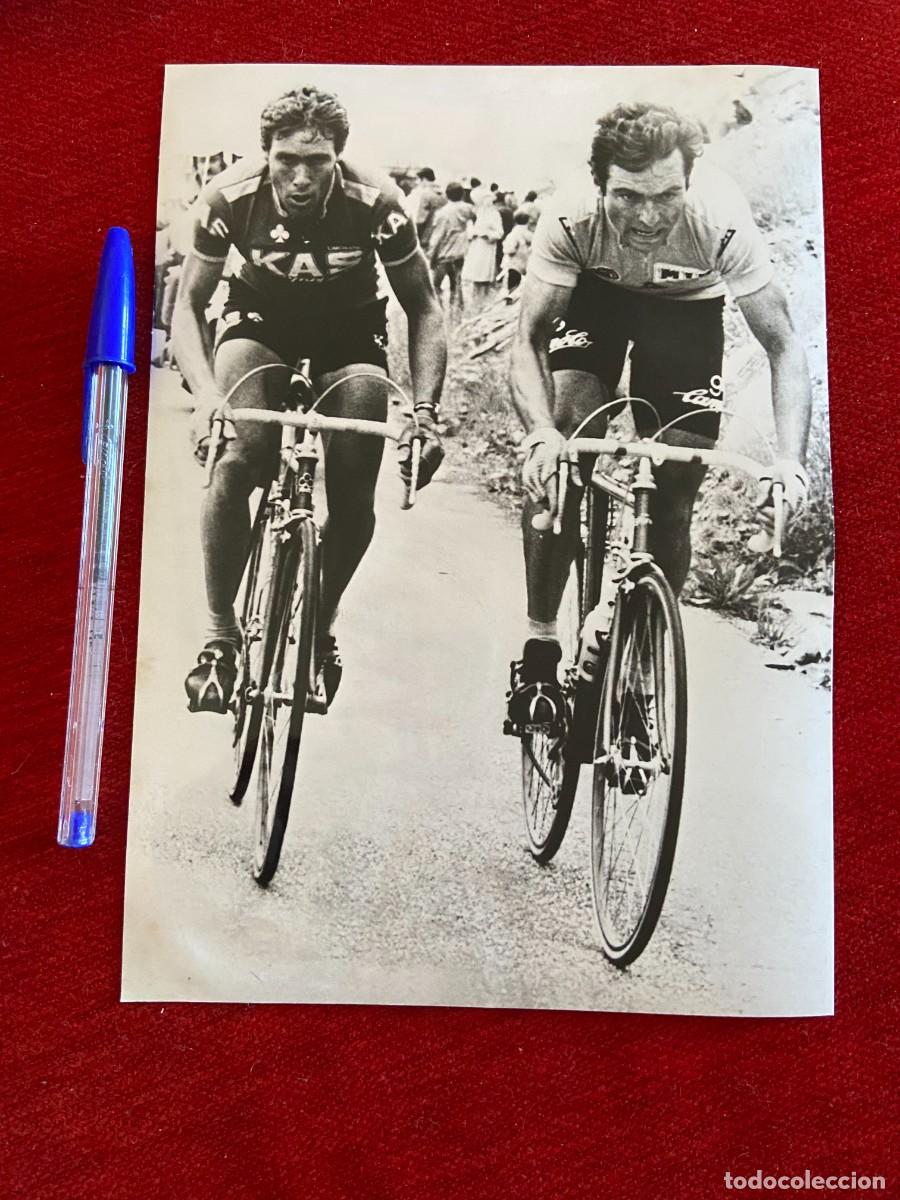 Coleccionismo deportivo: F26554 FOTO FOTOGRAFIA ORIGINAL CICLISMO BERNARD HINAULT (13-7-1979) TOUR DE FRANCIA VAN IMPE