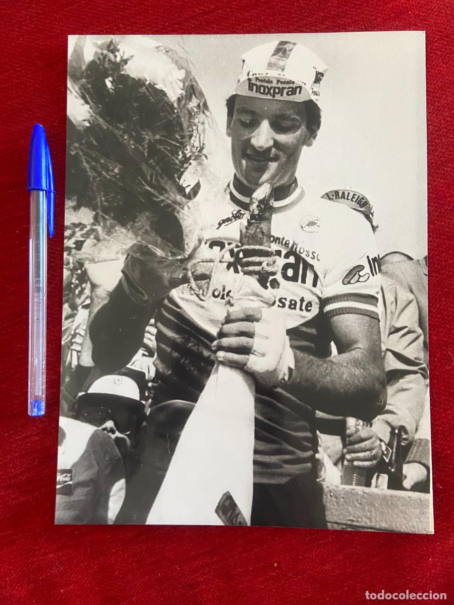 Coleccionismo deportivo: F27015 FOTO FOTOGRAFIA ORIGINAL CICLISMO VUELTA A ESPA&Ntilde;A (24-4-1981) GUIDO BONTEMPI SPRINT