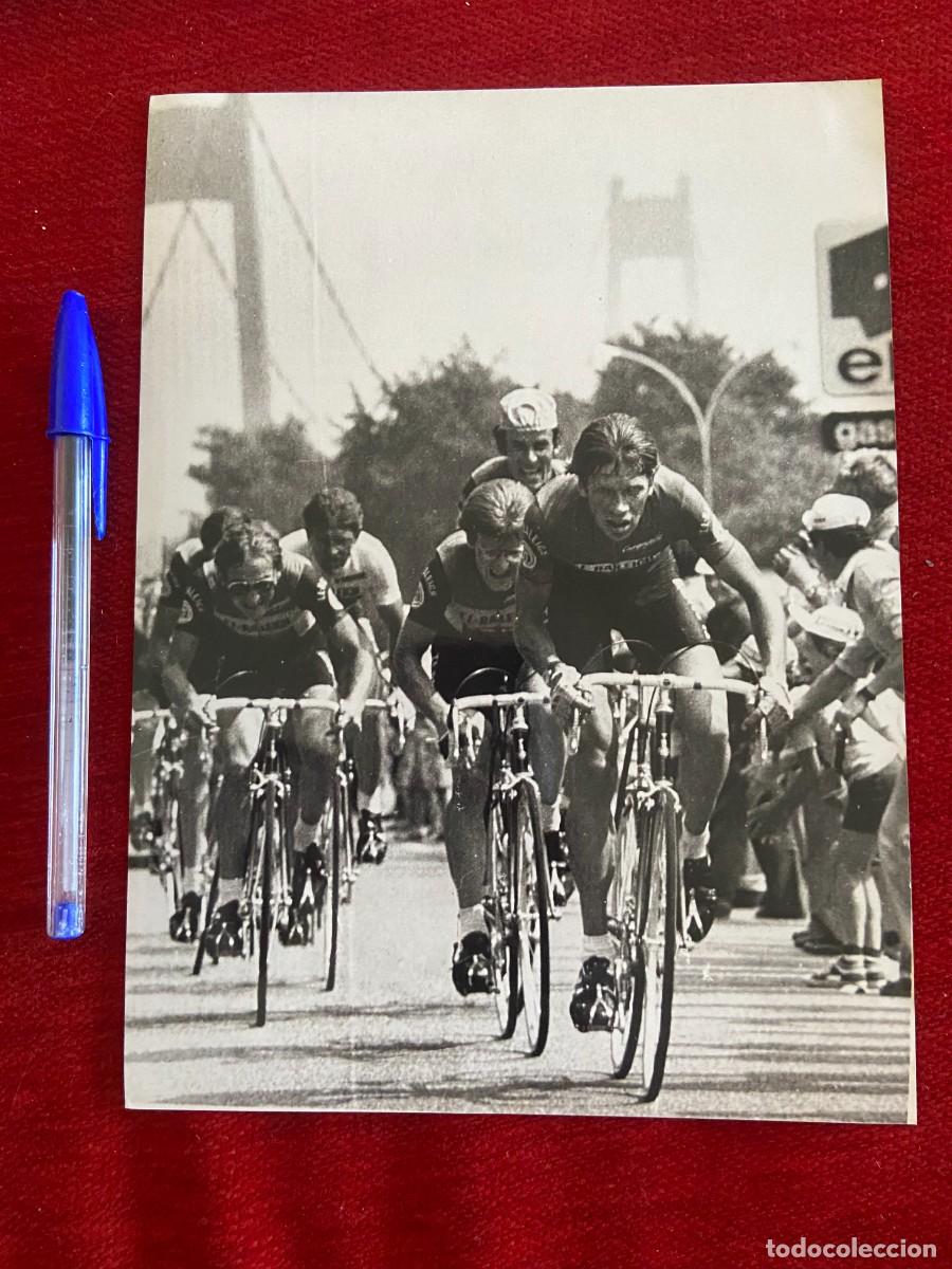 Coleccionismo deportivo: F27049 FOTO FOTOGRAFIA ORIGINAL CICLISMO TOUR FRANCIA (5-7-1979) HENK LUBBERDING BERT PRONK